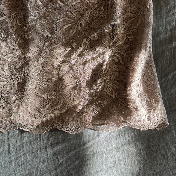 Ann Taylor Loft Silver Lace Top - Picture 7 of 8